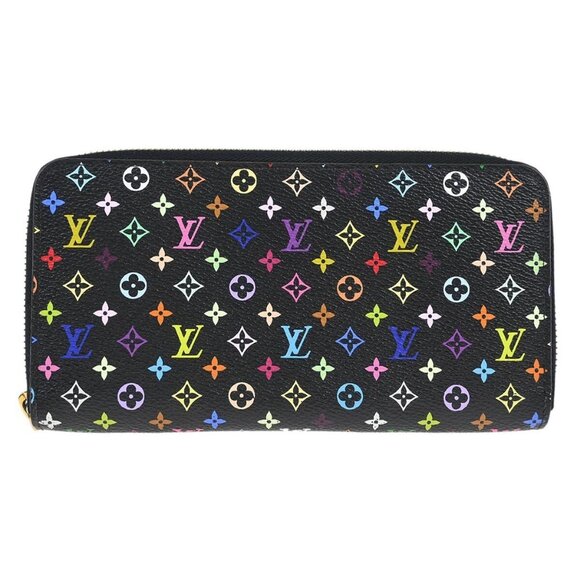 Louis Vuitton Black Multicolor Zippy Wallet - Picture 1 of 14